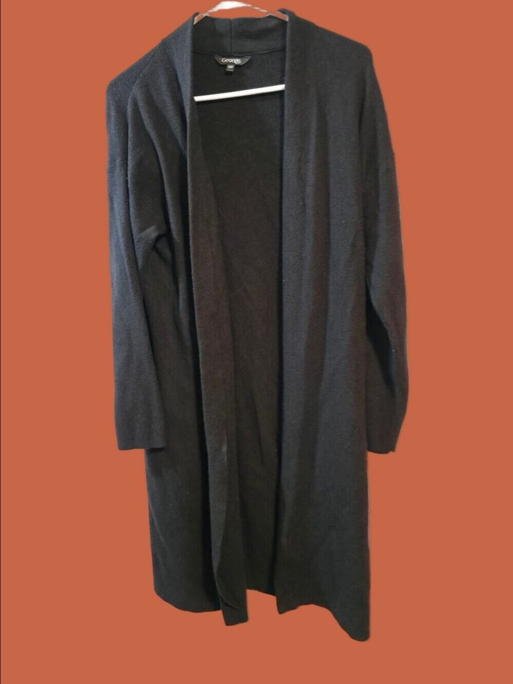 4/$25 Deal! George Black Knit Open Cardigan